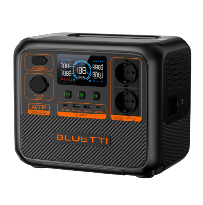 Bluetti AC70P Portable Power Station 1000W/ 864Wh - Slika 3